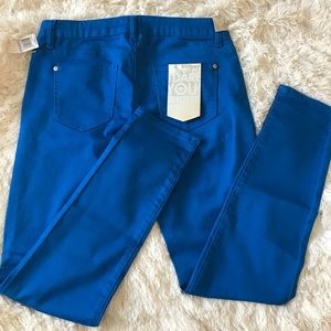 Celebrity Pink Royal Blue Skinny Jeans